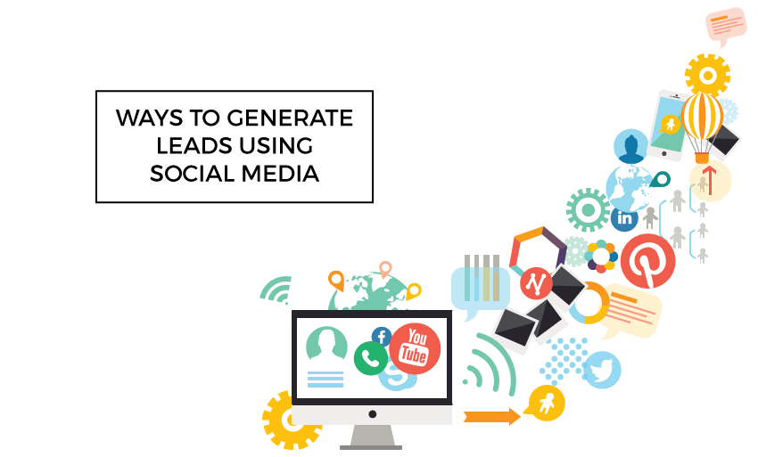 ways generate leads using social media